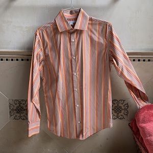 Banana Republic vivid stripe dress shirt